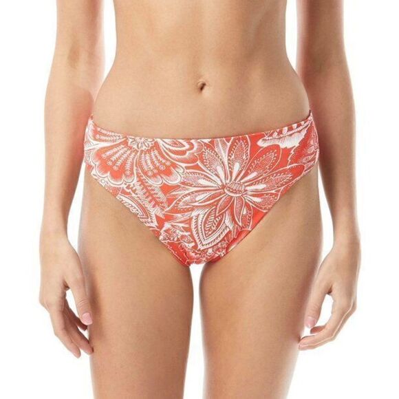 1447 Vince Camuto Women Poppy Reversible High-Leg Bikini Swim Bottoms sz S new - Picture 1 of 2